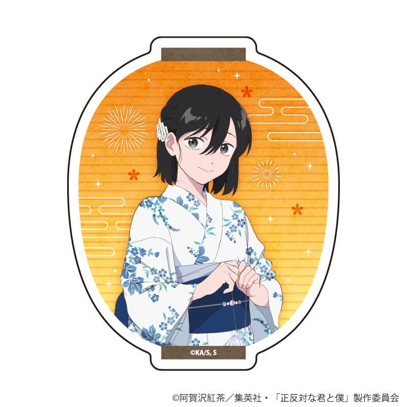ダイカットステッカー「TVアニメ『正反対な君と僕』」16/西 夏祭りver.(描き下ろしイラスト)