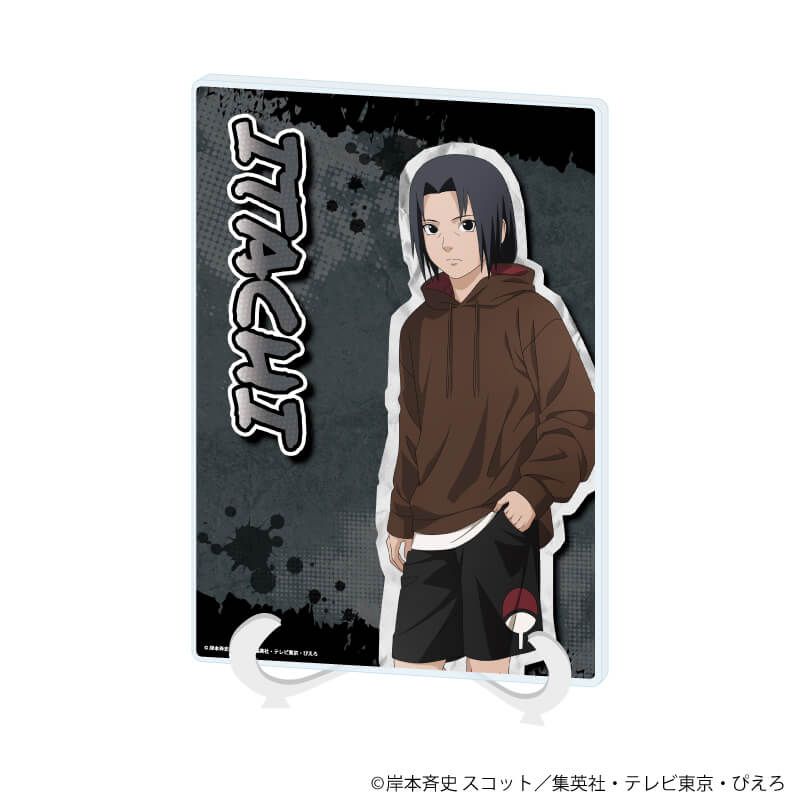 原画イラストボード　NARUTO-ナルト- 疾風伝 アクリルアートボード(A5サイズ)「NARUTO-ナルト- 疾風伝」07/うちは