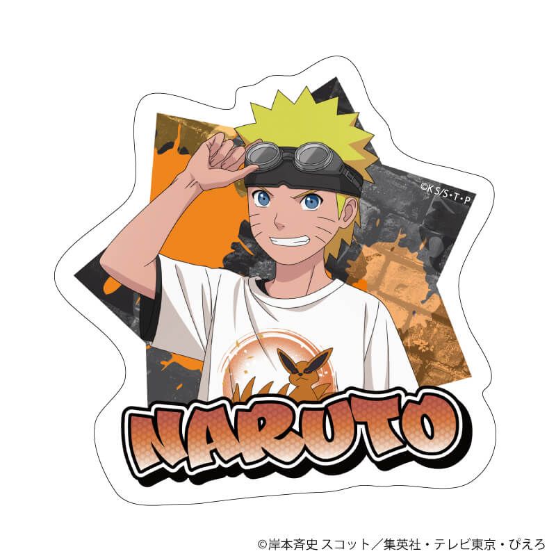 ダイカットスマホステッカー「NARUTO-ナルト- 疾風伝」01/うずまき