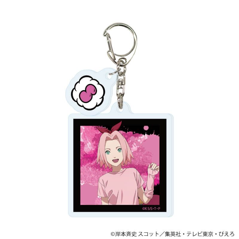 パーツ付きアクリルキーホルダー「NARUTO-ナルト- 疾風伝」01/ストリートファッションver. コンプリートセット(全5種)(描き下ろしイラスト)
