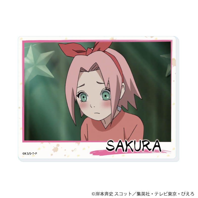 ミニアクリルプレート「NARUTO-ナルト- 疾風伝」08/ブラインド(5種)(場面写イラスト)