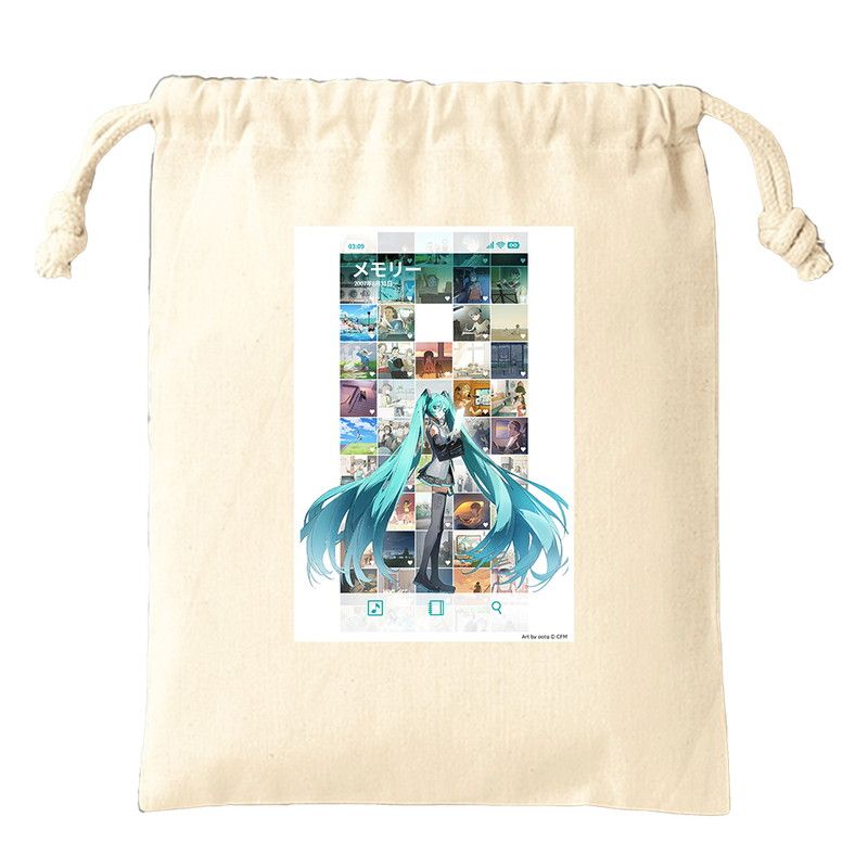 FOCUS ON MIKU 巾着 potg