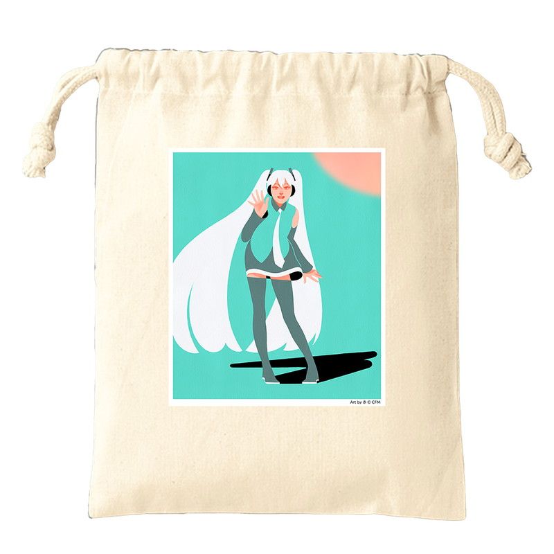 FOCUS ON MIKU 巾着 赤