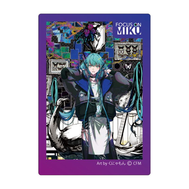 FOCUS ON MIKU ダイカットステッカー くにゃもん