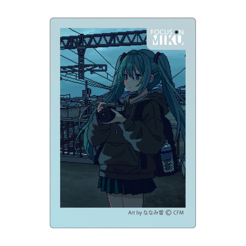 FOCUS ON MIKU ダイカットステッカー ななみ雪