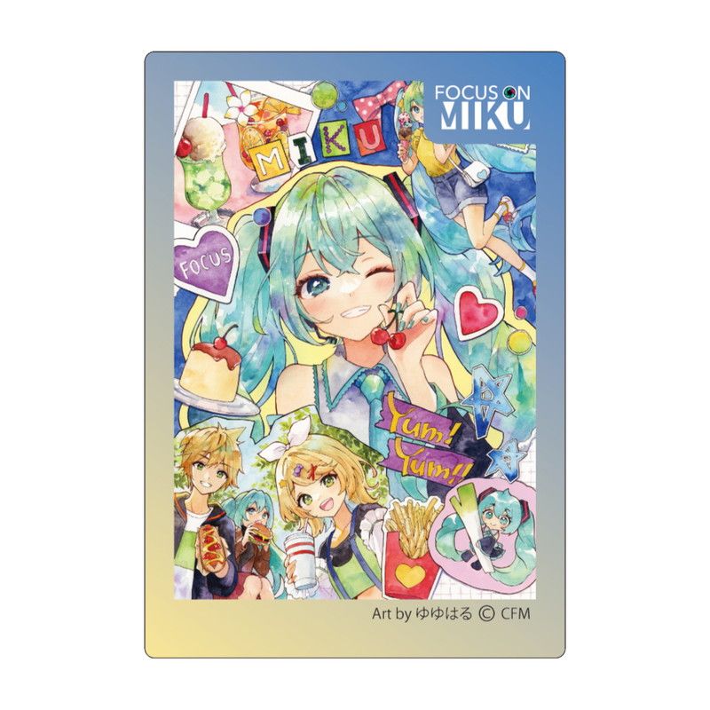 FOCUS ON MIKU ダイカットステッカー ゆゆはる