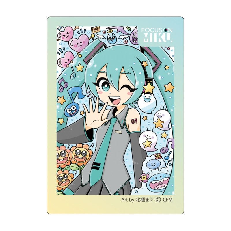 FOCUS ON MIKU ダイカットステッカー 北極まぐ