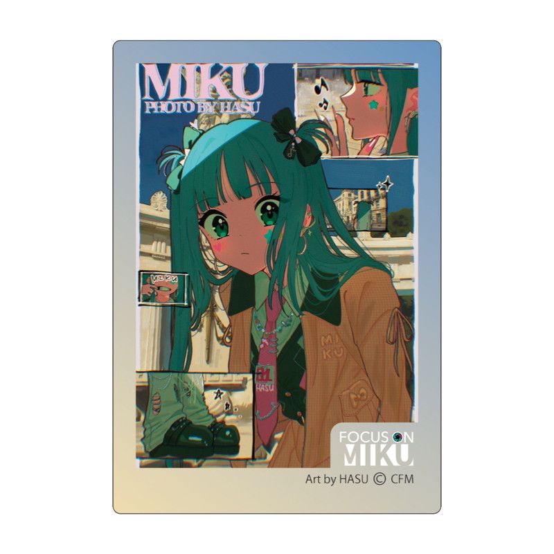 FOCUS ON MIKU ダイカットステッカー HASU