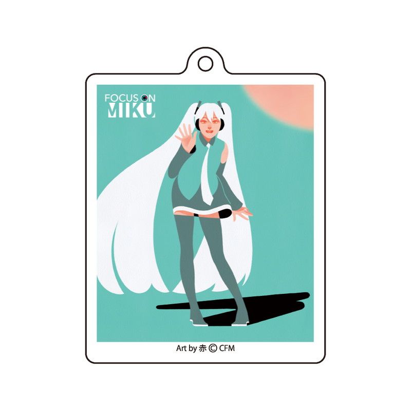 FOCUS ON MIKU アクリルキーホルダー 赤