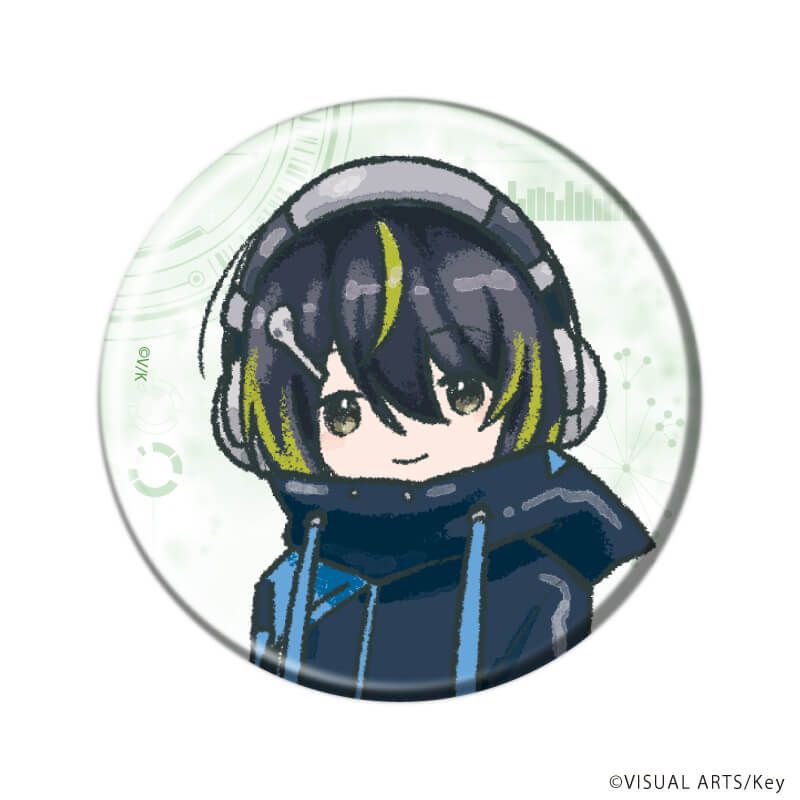 缶バッジ「虹彩都市」02/ブラインド(7種)(グラフアートイラスト)