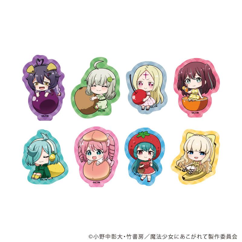 フレークシール(8枚セット)「魔法少女にあこがれて」01/A(ミニキャライラスト)