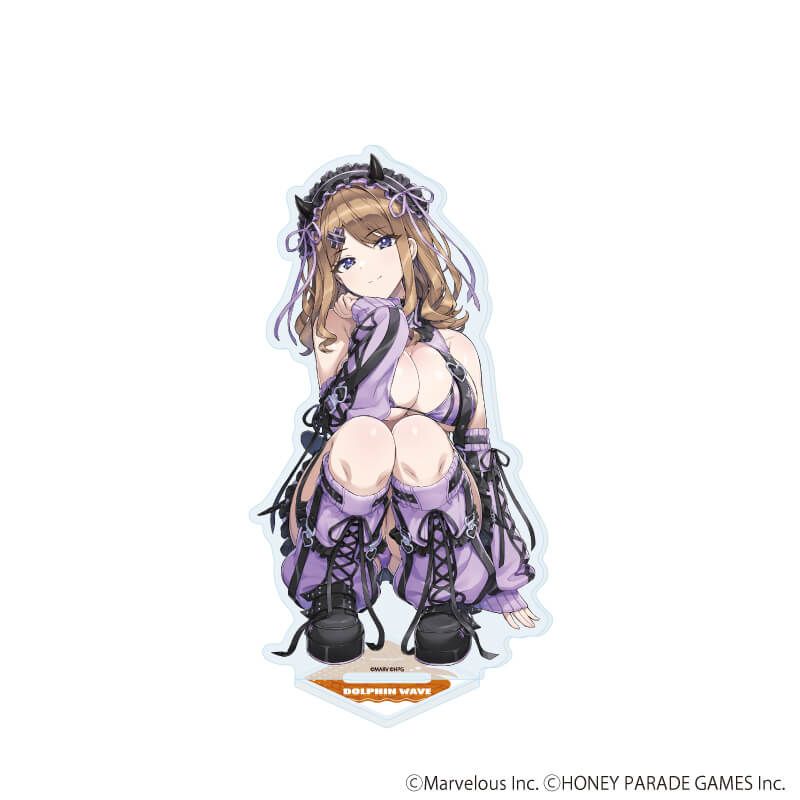 アクリルスタンド「ドルフィンウェーブ」123/住乃絵紫苑(公式イラスト)