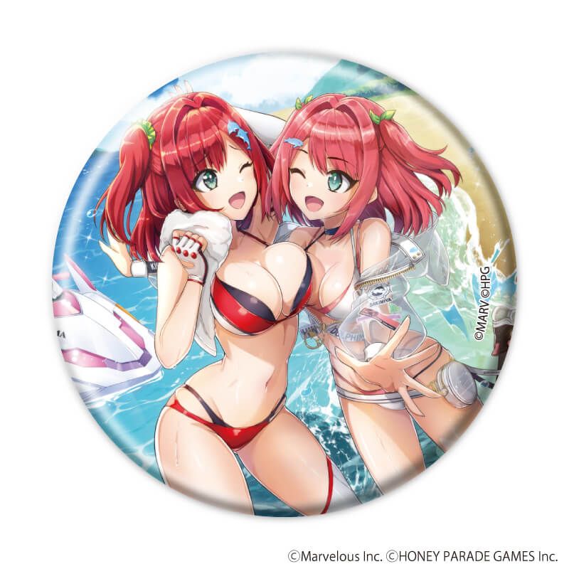 缶バッジ「ドルフィンウェーブ」05/セット① コンプリートセット(全12種)(公式イラスト)