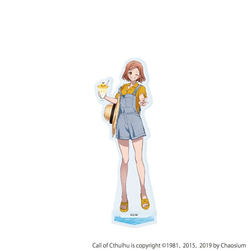 アクリルスタンド「『プルガトリウムの夜』『デストルドーの使者』」03/古鳥ヒナノ 夏カフェver.(描き下ろしイラスト)
