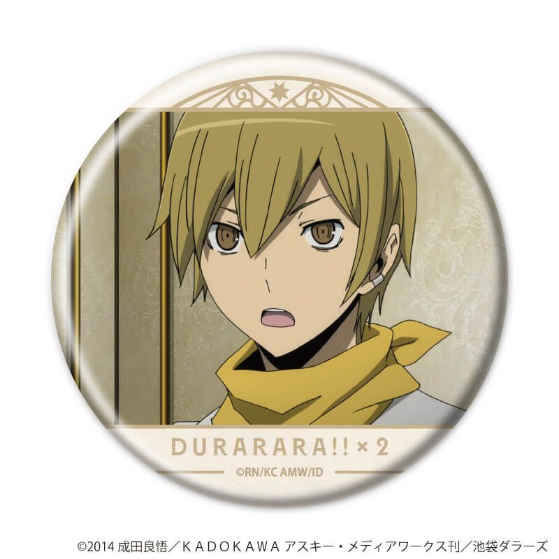 缶バッジ「デュラララ!!×２」22/コンプリートセット(全5種)(場面写イラスト)