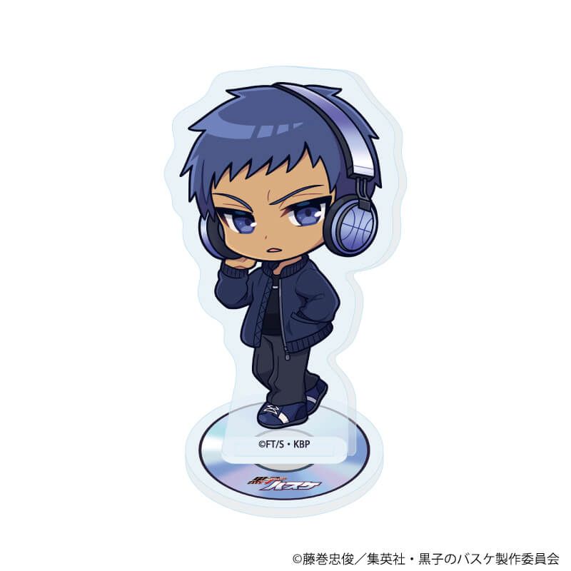 アクリルぷちスタンド「黒子のバスケ」30/ヘッドフォンver. コンプリートセット(全10種)(ミニキャライラスト)