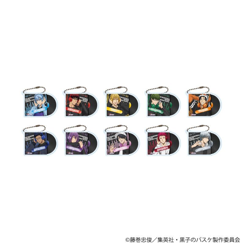 アクリルキーホルダー「黒子のバスケ」08/ヘッドフォンver. ブラインド(10種)(描き下ろしイラスト)
