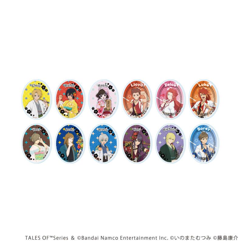 アクリルプレートバッジ「『テイルズ オブ』シリーズ」02/BOX-B コンプリートセット(全12種)(公式イラスト)