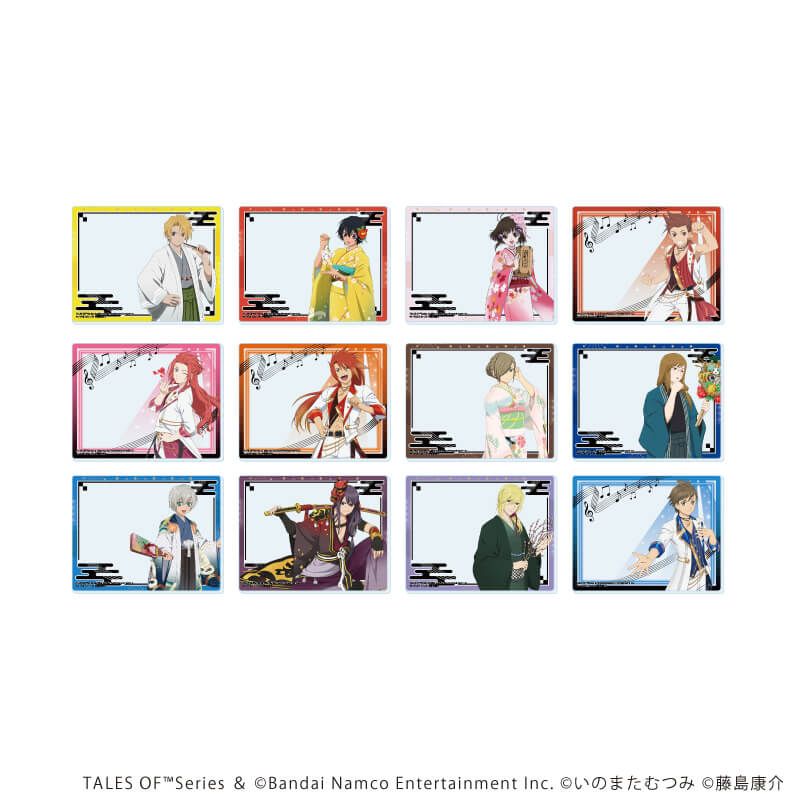 アクリルカード「『テイルズ オブ』シリーズ」14/BOX-D トレーディング(12種)(公式イラスト)