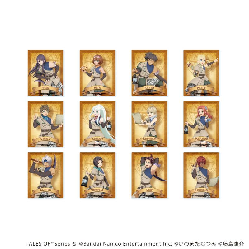 アクリルカード「『テイルズ オブ』シリーズ」12/BOX-B トレーディング(12種)(公式イラスト)