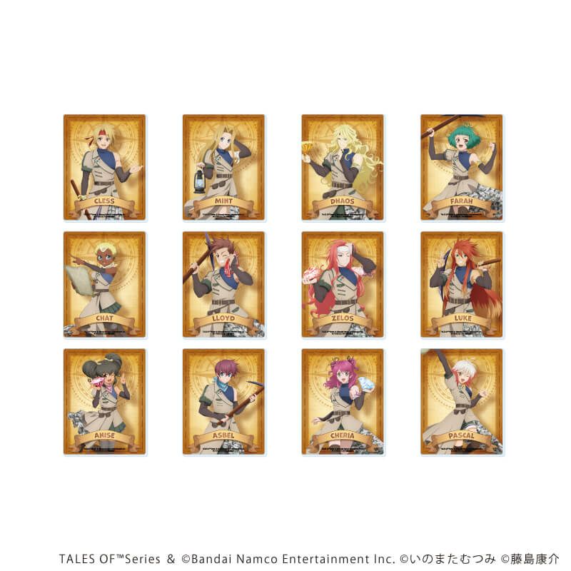 アクリルカード「『テイルズ オブ』シリーズ」11/BOX-A トレーディング(12種)(公式イラスト)