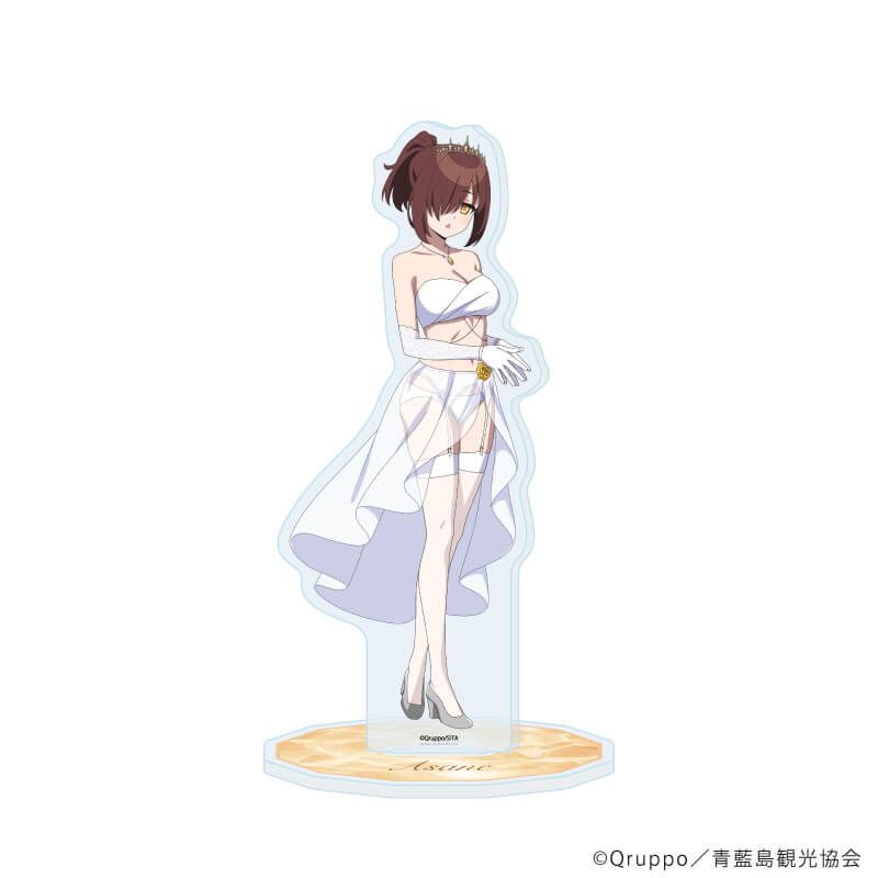アクリルスタンド「ぬきたし THE ANIMATION」08/橘 麻沙音 水着ウェディングver.(描き下ろしイラスト)