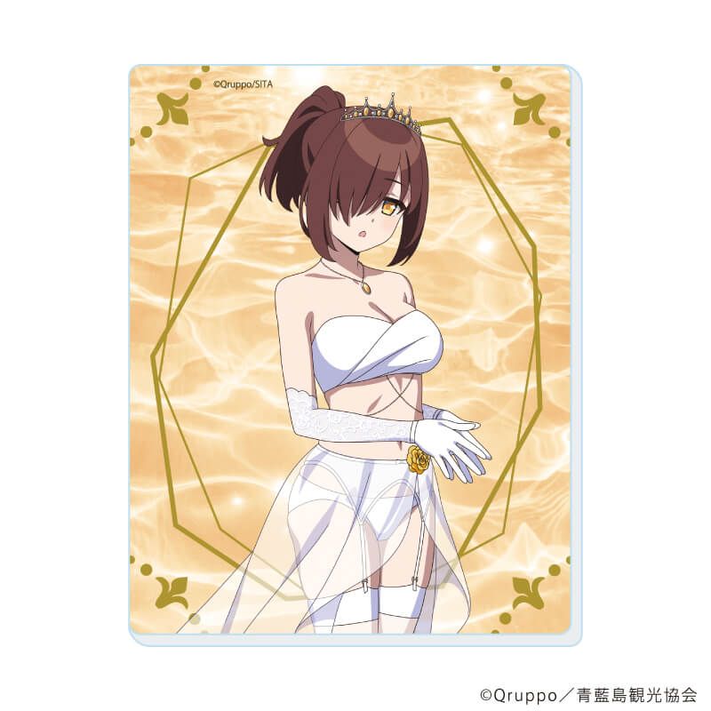 アクリルカード「ぬきたし THE ANIMATION」02/水着ウェディングver. コンプリートセット(全8種)(公式&描き下ろしイラスト)