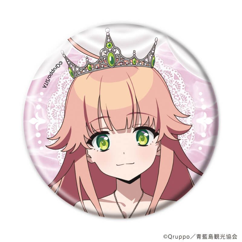 缶バッジ「ぬきたし THE ANIMATION」02/水着ウェディングver. コンプリートセット(全8種)(公式&描き下ろしイラスト)