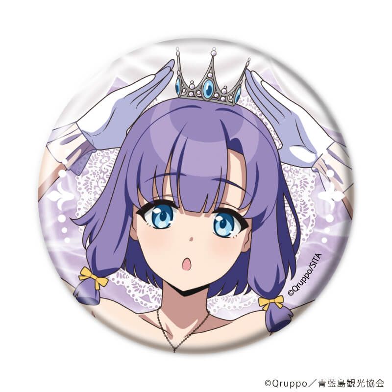 缶バッジ「ぬきたし THE ANIMATION」02/水着ウェディングver. コンプリートセット(全8種)(公式&描き下ろしイラスト)
