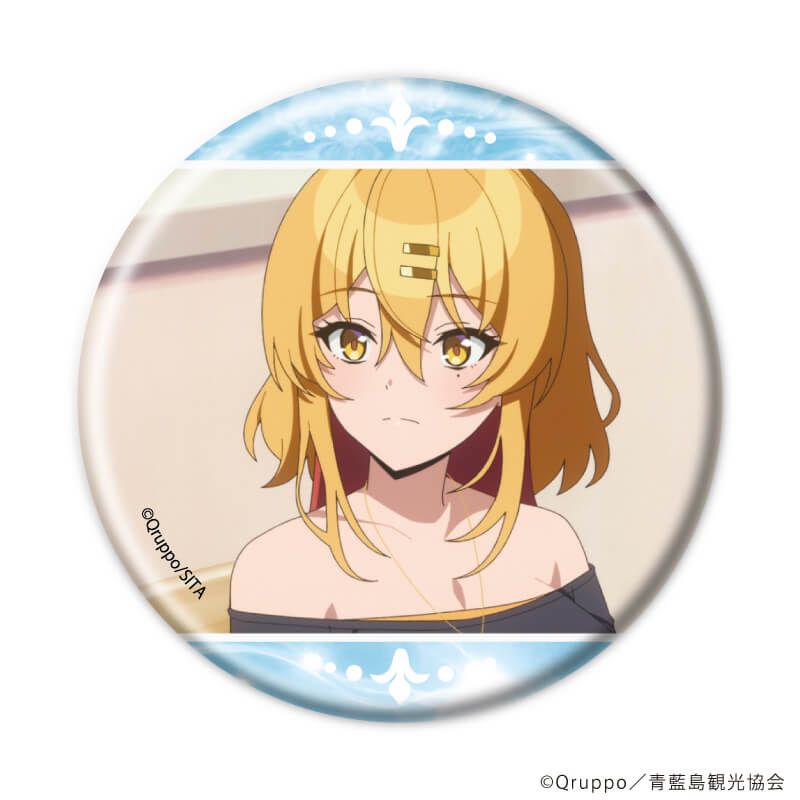 缶バッジ「ぬきたし THE ANIMATION」02/水着ウェディングver. ブラインド(8種)(公式&描き下ろしイラスト)