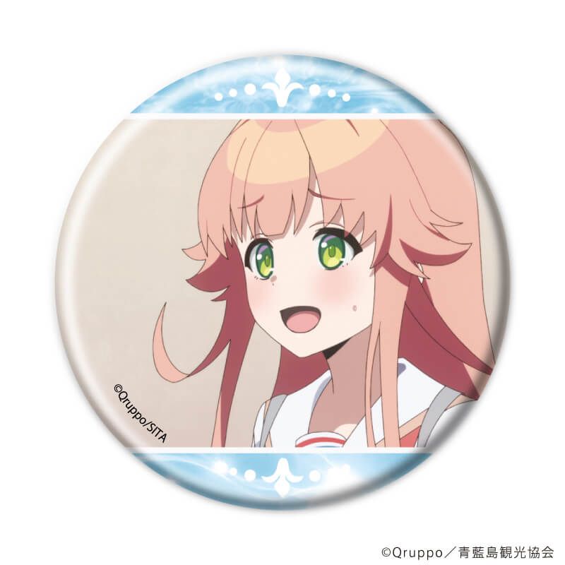 缶バッジ「ぬきたし THE ANIMATION」02/水着ウェディングver. ブラインド(8種)(公式&描き下ろしイラスト)