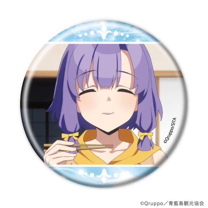 缶バッジ「ぬきたし THE ANIMATION」02/水着ウェディングver. ブラインド(8種)(公式&描き下ろしイラスト)