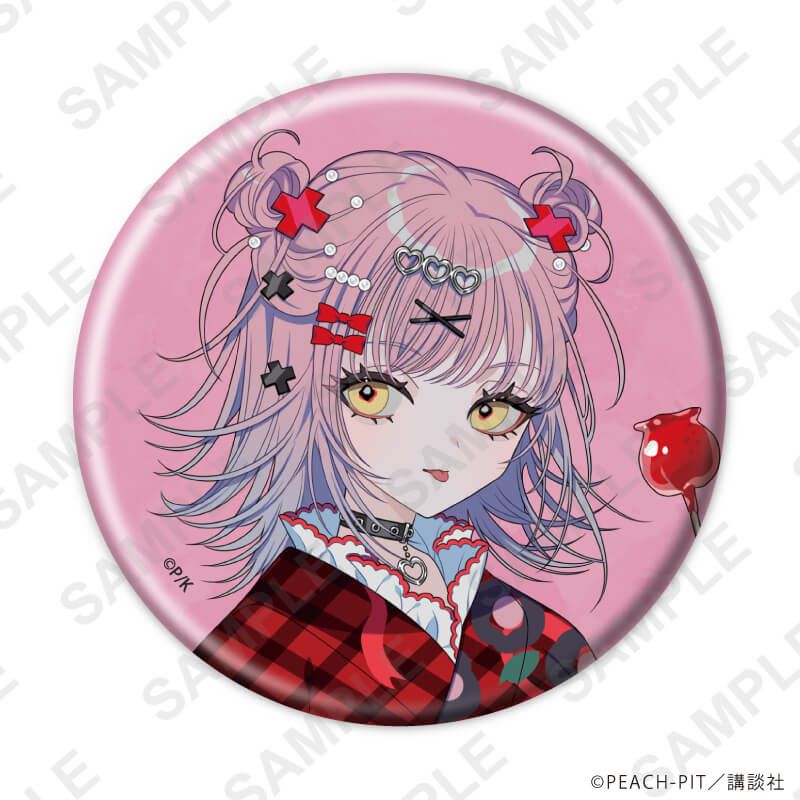 缶バッジ「しゅごキャラ！」50/浴衣ver. コンプリートセット(全8種)(しきみ氏描き起こしイラスト)