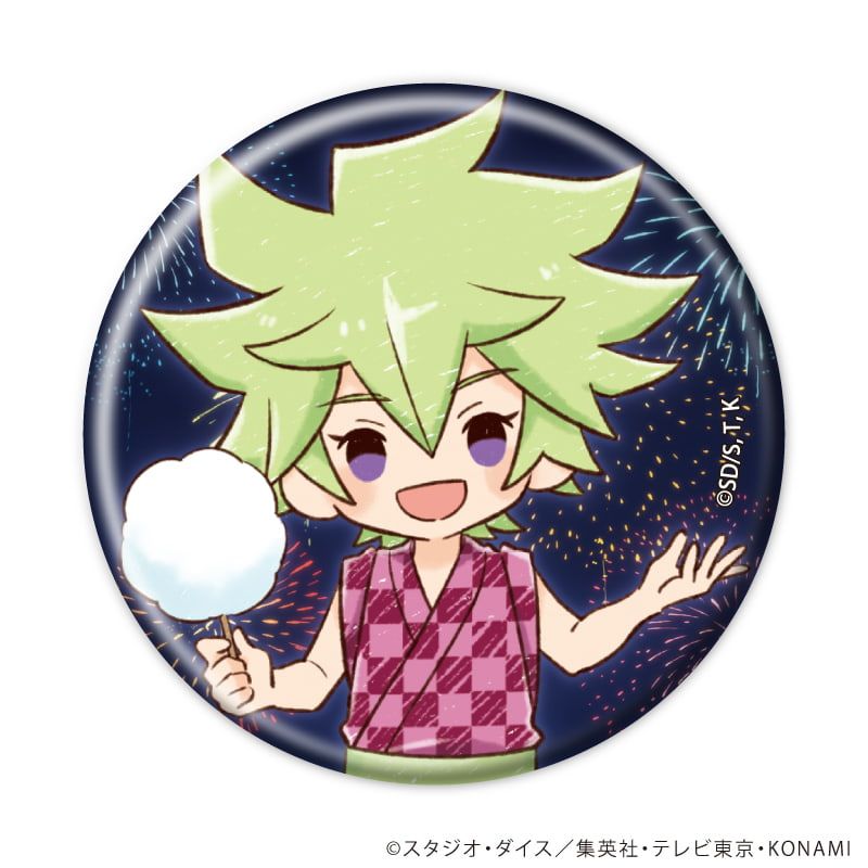 缶バッジ「遊☆戯☆王SEVENS」09/夏祭りver. ブラインド(8種)(グラフアートイラスト)