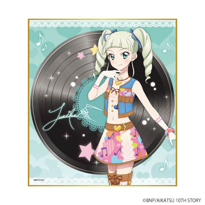 ミニ色紙「アイカツ！」01/トレーディング(8種)(描き下ろしイラスト)