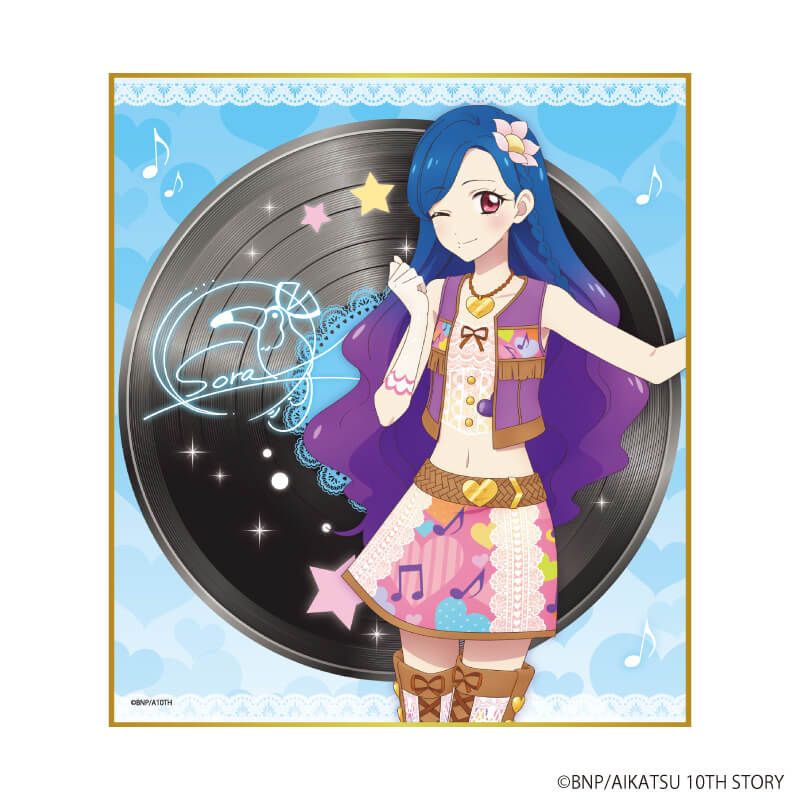 ミニ色紙「アイカツ！」01/トレーディング(8種)(描き下ろしイラスト)