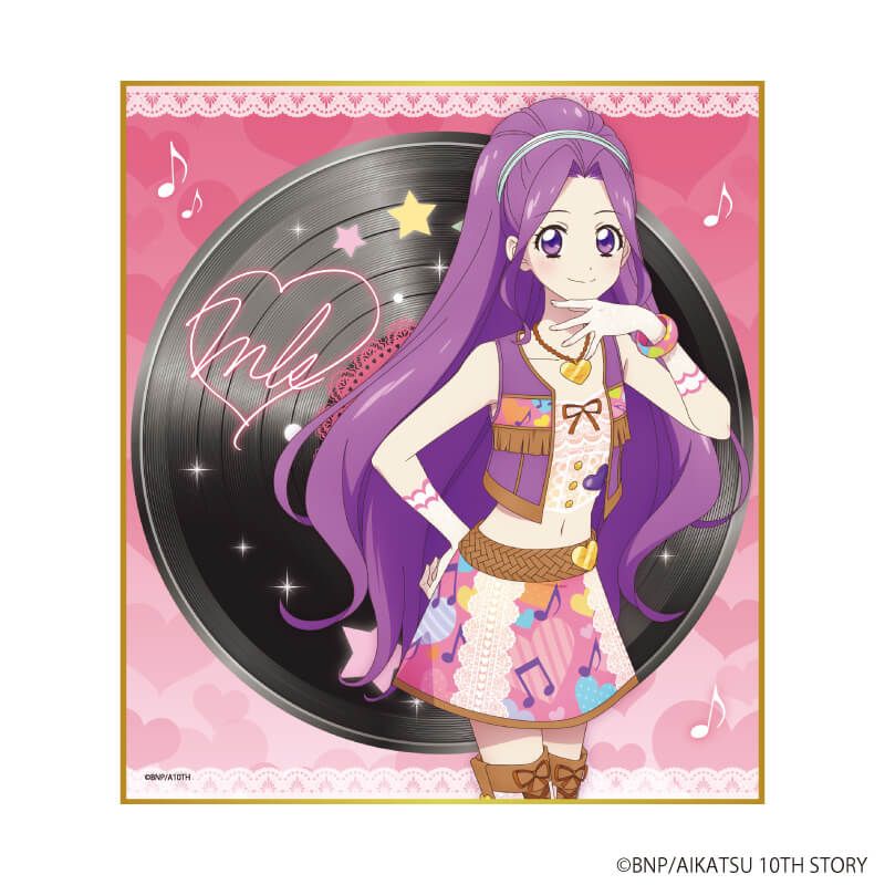 ミニ色紙「アイカツ！」01/トレーディング(8種)(描き下ろしイラスト)