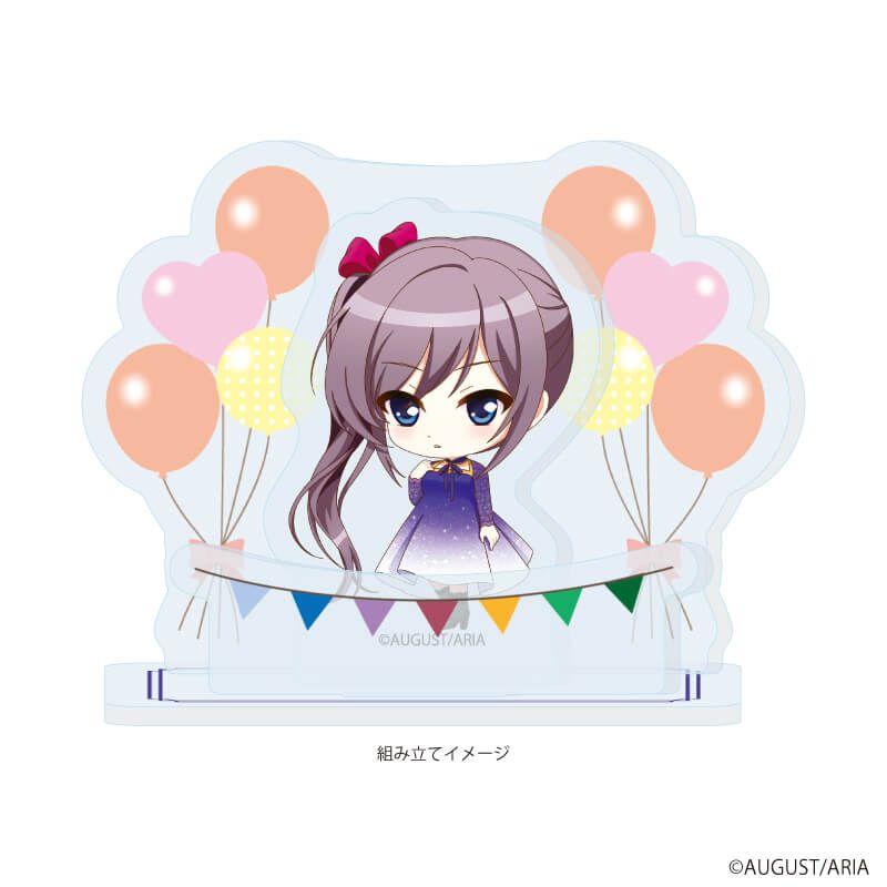 アクリルスタンドプレート「千の刃濤、桃花染の皇姫」04/稲生 滸 パーティードレスver.(ミニキャライラスト)