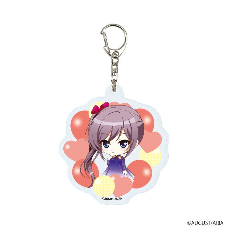 アクリルキーホルダー「千の刃濤、桃花染の皇姫」01/パーティードレスver. コンプリートセット(全5種)(ミニキャライラスト)