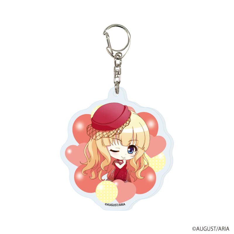 アクリルキーホルダー「千の刃濤、桃花染の皇姫」01/パーティードレスver. コンプリートセット(全5種)(ミニキャライラスト)