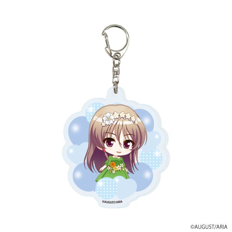アクリルキーホルダー「穢翼のユースティア」01/パーティードレスver. コンプリートセット(全5種)(ミニキャライラスト)