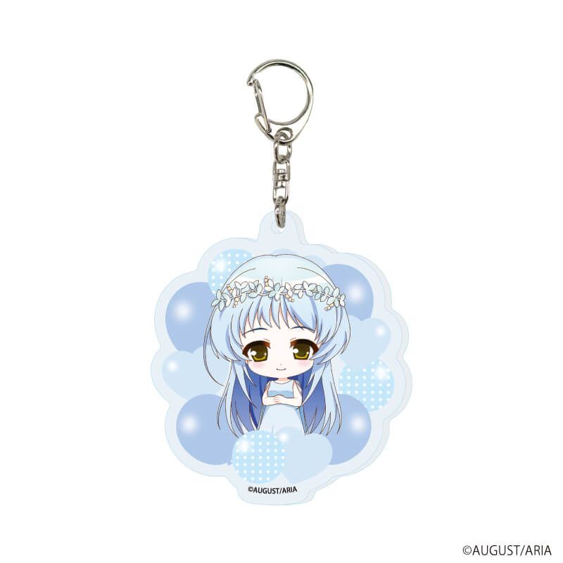アクリルキーホルダー「穢翼のユースティア」01/パーティードレスver. コンプリートセット(全5種)(ミニキャライラスト)
