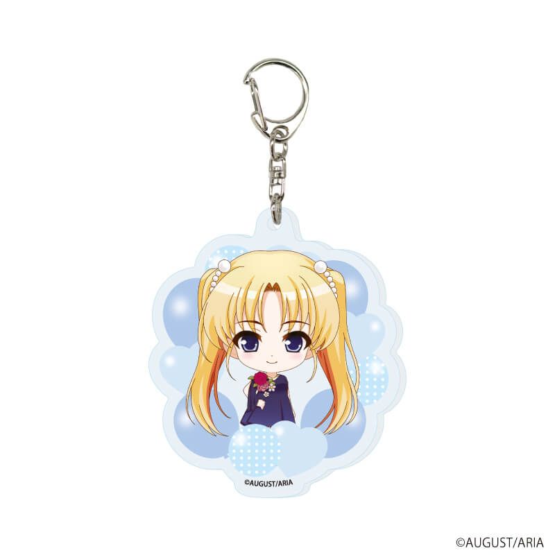 アクリルキーホルダー「穢翼のユースティア」01/パーティードレスver. コンプリートセット(全5種)(ミニキャライラスト)