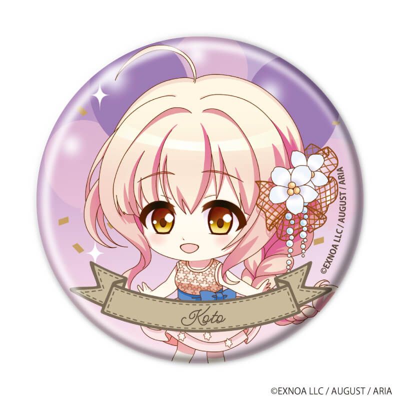 缶バッジ「あいりすミスティリア！～少女のつむぐ夢の秘跡～」07/パーティードレスver. ブラインド(5種)(ミニキャライラスト)