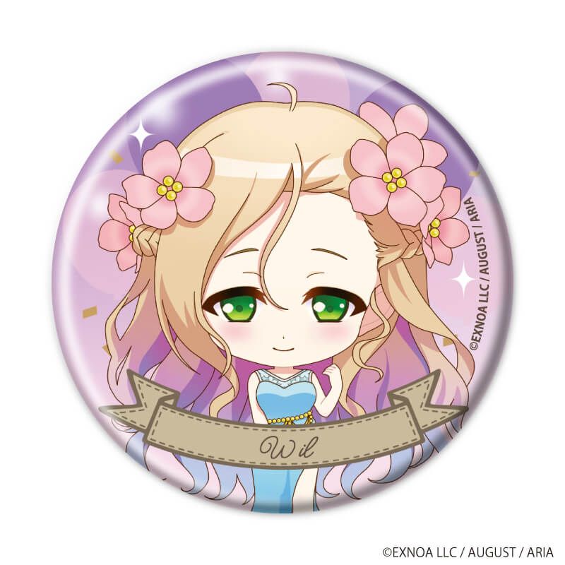 缶バッジ「あいりすミスティリア！～少女のつむぐ夢の秘跡～」07/パーティードレスver. ブラインド(5種)(ミニキャライラスト)