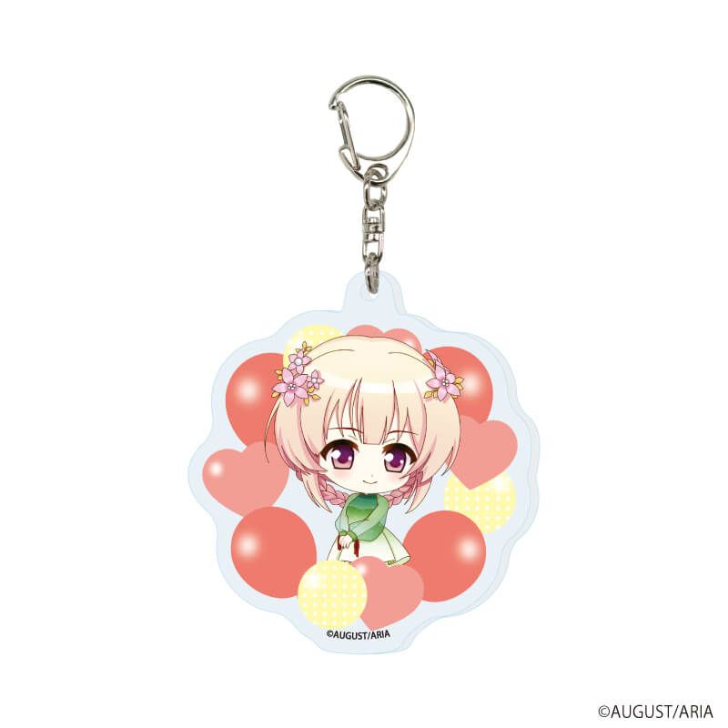 アクリルキーホルダー「千の刃濤、桃花染の皇姫」01/パーティードレスver. ブラインド(5種)(ミニキャライラスト)