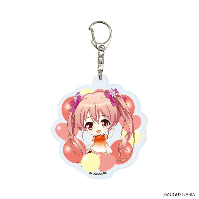 アクリルキーホルダー「千の刃濤、桃花染の皇姫」01/パーティードレスver. ブラインド(5種)(ミニキャライラスト)