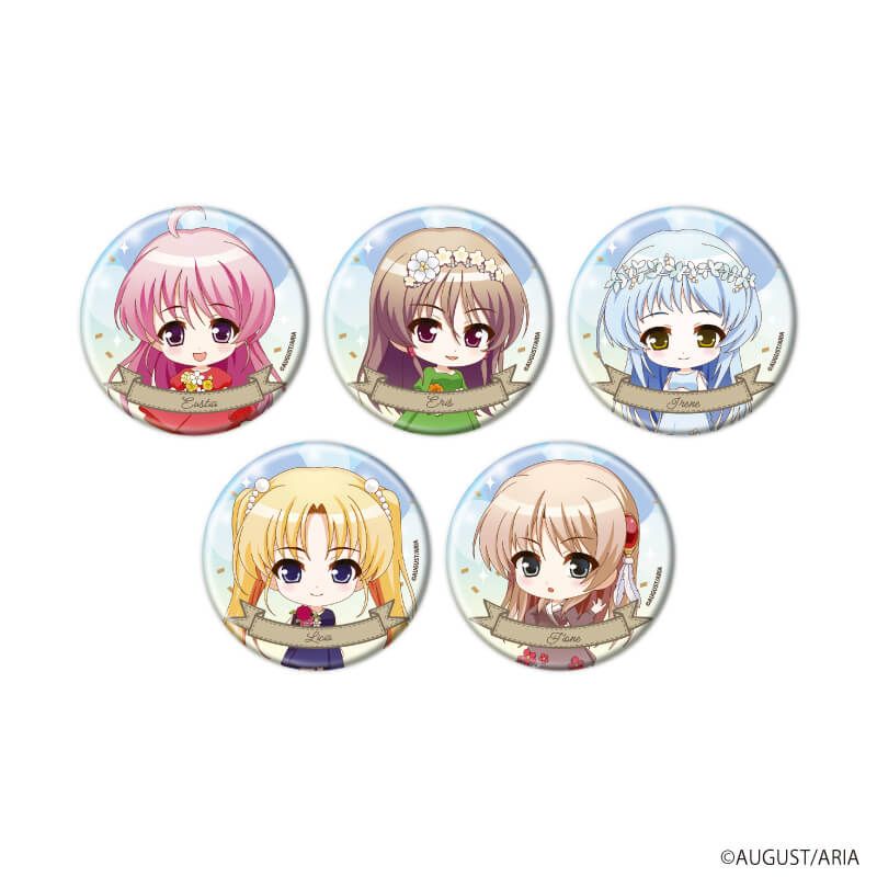 缶バッジ「穢翼のユースティア」03/パーティードレスver. ブラインド(5種)(ミニキャライラスト)