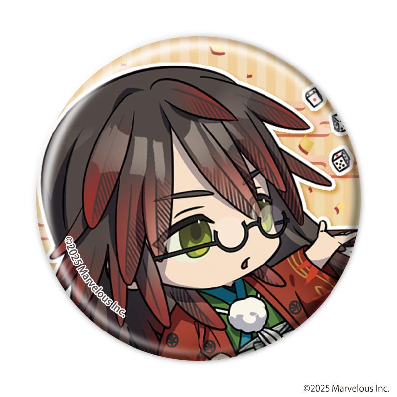 缶バッジ「龍の国 ルーンファクトリー」08/お正月ver. ブラインド(8種)(公式イラスト)