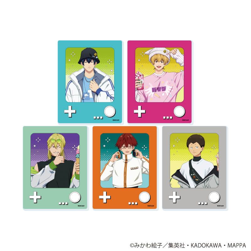 アクリルカード「TVアニメ『忘却バッテリー』」06/原宿ファッション風ver. コンプリートセット(全5種)(描き下ろしイラスト)